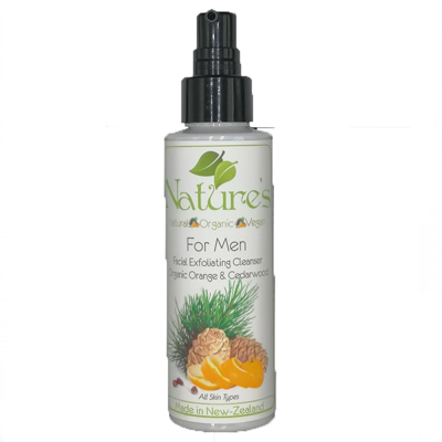 'Men's exfoliating face cleanser 120ml