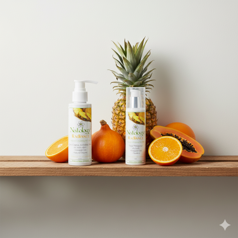 Natology Radiance Naturally exfoliating AHA Skin care